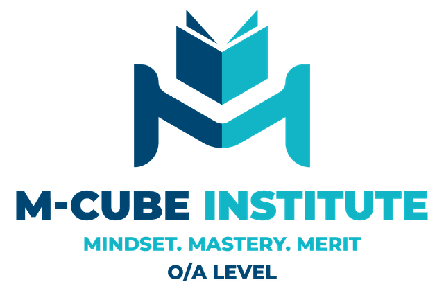 M-Cube Institute — Mindset. Mastery. Merit. O/A Level